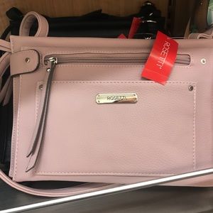 rosetti Pink Mauve zuma triple entry crossbody bag